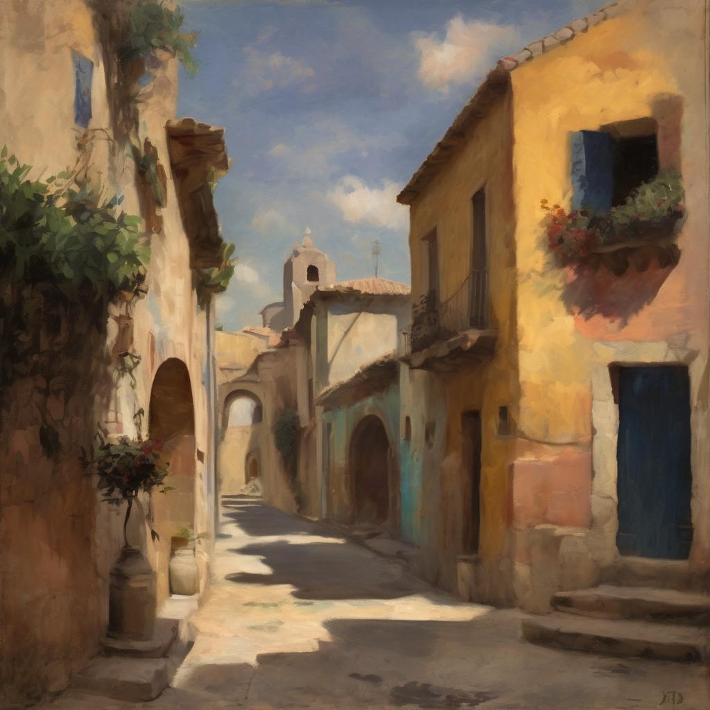 Ο καλλιτεχνικός ύφος και η τεχνική του Santiago Rusiñol y Prats